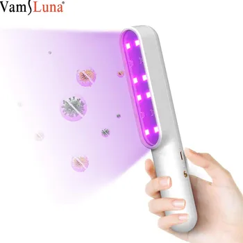 

Portable USB UV Sterilizer Wand LED Sanitizer Disinfection UVC Lamp Phone Germicidal light Anti Germs for Travel