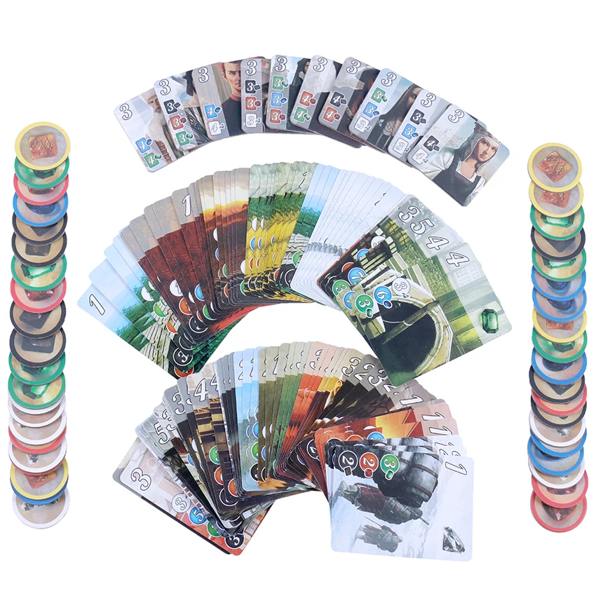 English Splendor Board Game For Home Party Kids Adult City Expansion Financing Investment Training Playing Card Games | Спорт и