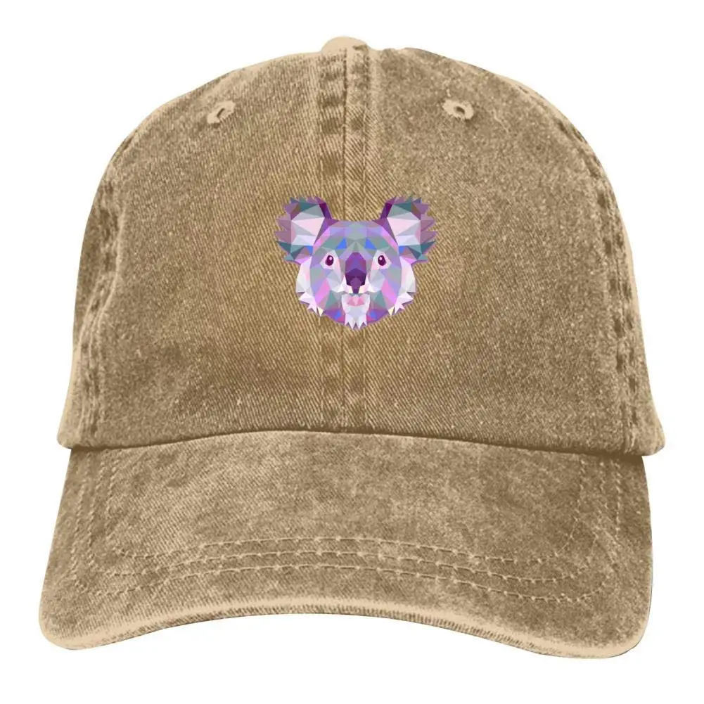 Purple Koala Double Buckle Adjustable Cowboy Personality Retro Hat | Аксессуары для одежды