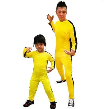 

Adult/child Unisex Kung Fu Tights Clothing Fancy Dress Yellow Hot Selling Casual Solid Color Personality Comfortable Simple