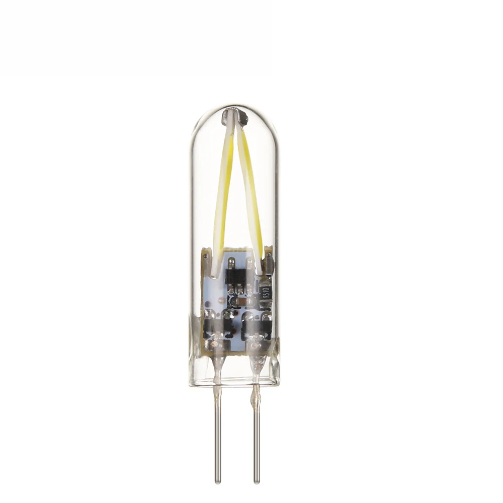 미니 G4 COB LED 필라멘트 전구 3W 12V 교체 15W 할로겐 유리 램프 차가운 따뜻한 흰색 LED 할로겐 펜던트 램프 YZ 교체