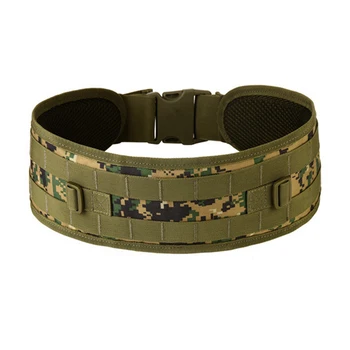 

Women Men Waist Belt Military Tactical Multipurpose Wear Resistant Adjustable Buckled Outdoor Sports Camouflage Accessories Army