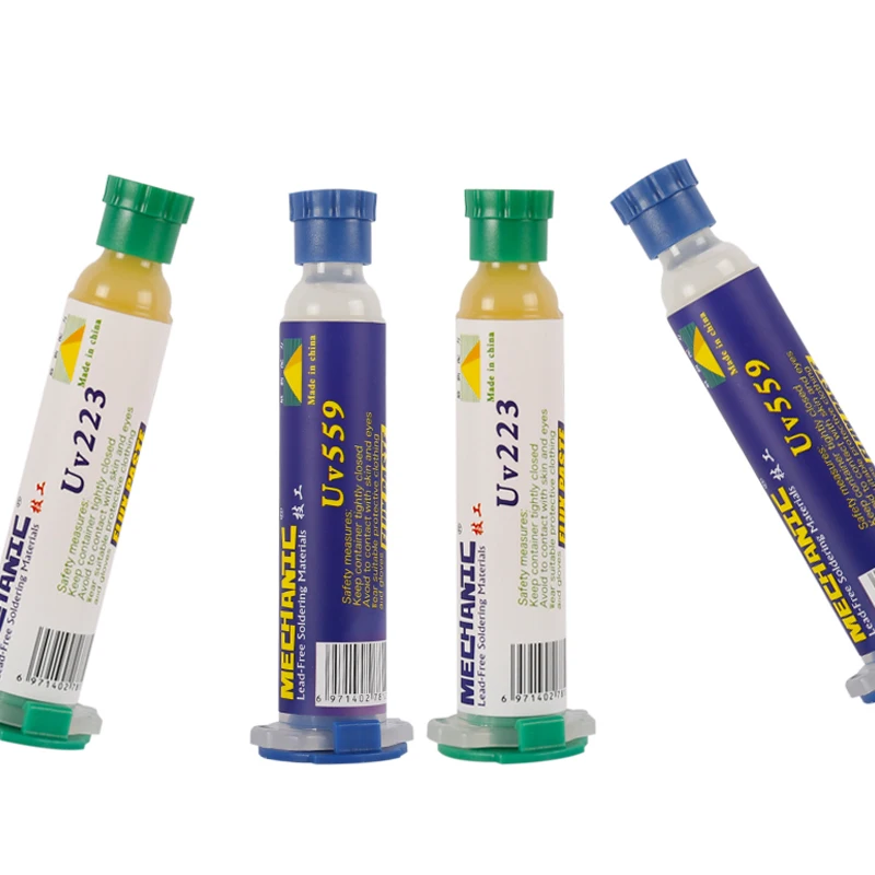 Механик NO-Clean паста для флюсовой пайки 10CC UV223 UV559 Бессвинцовая паяльная сварочная флюсы резист для пайки ремонтный инструмент