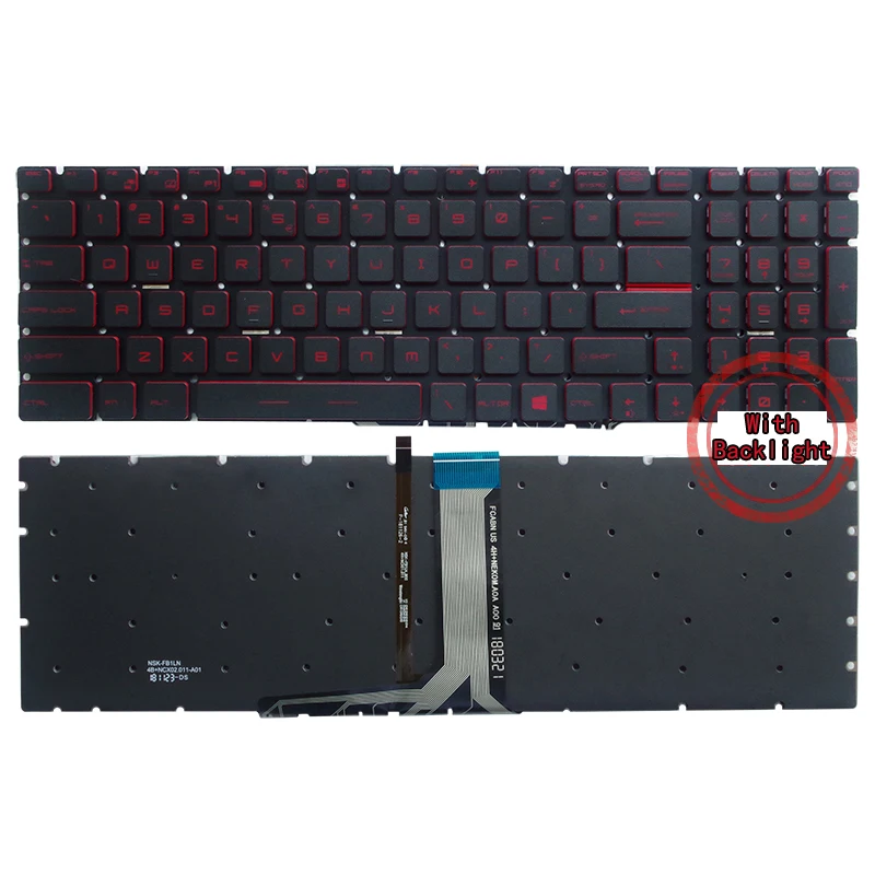 Фото Клавиатура для ноутбука MSI GT73VR GS73 GS70 GS72 GS60 GL60 GP62 MS-16J2 GV62, сменная Клавиатура для ноутбука №2