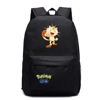 

Pokemon Pikachu New Canvas Backpack Students Shoulder Bag Pokemon Backpacks Laptop Bags Teenage Multicolor School Bag