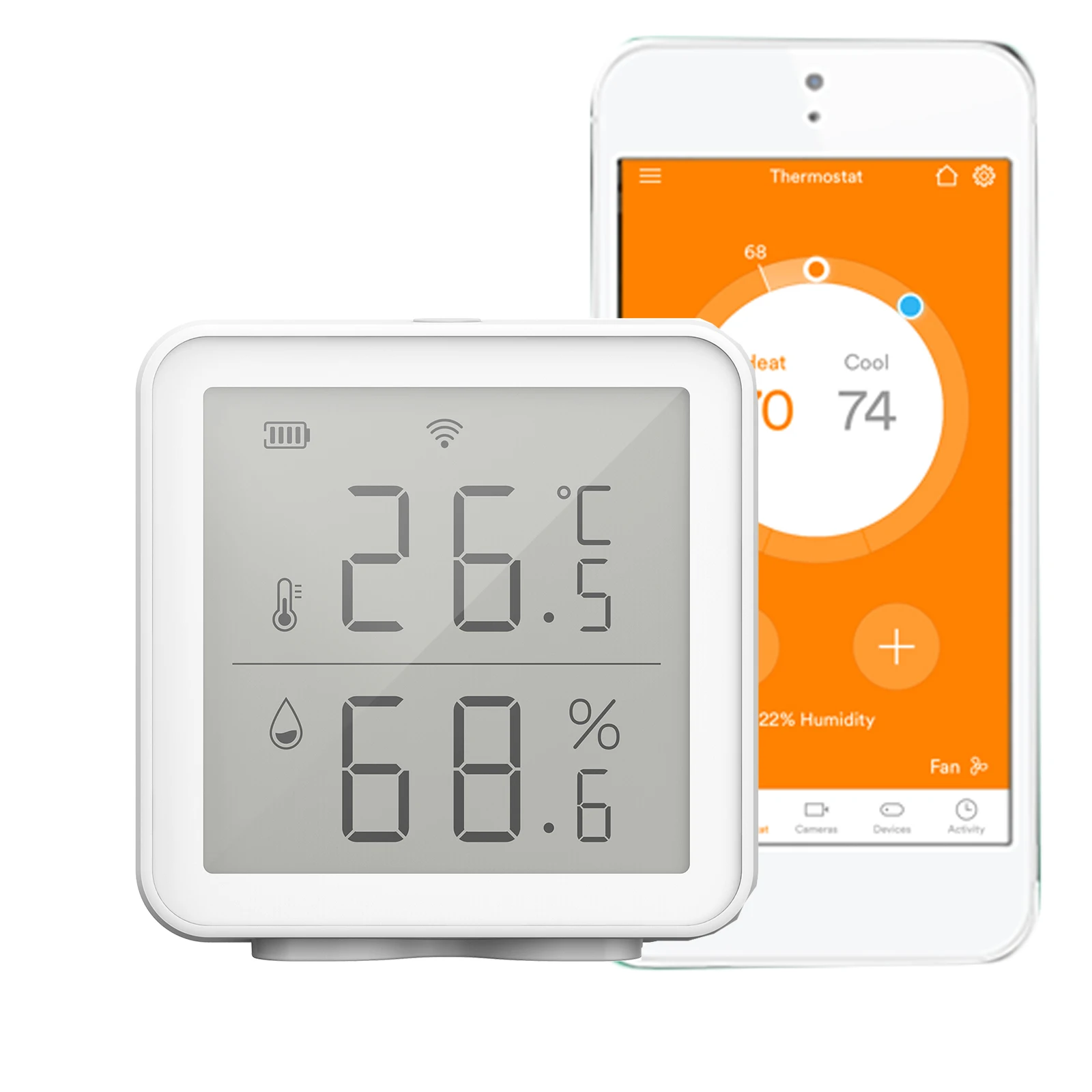 Wi fi inteligente sensor de umidade temperatura