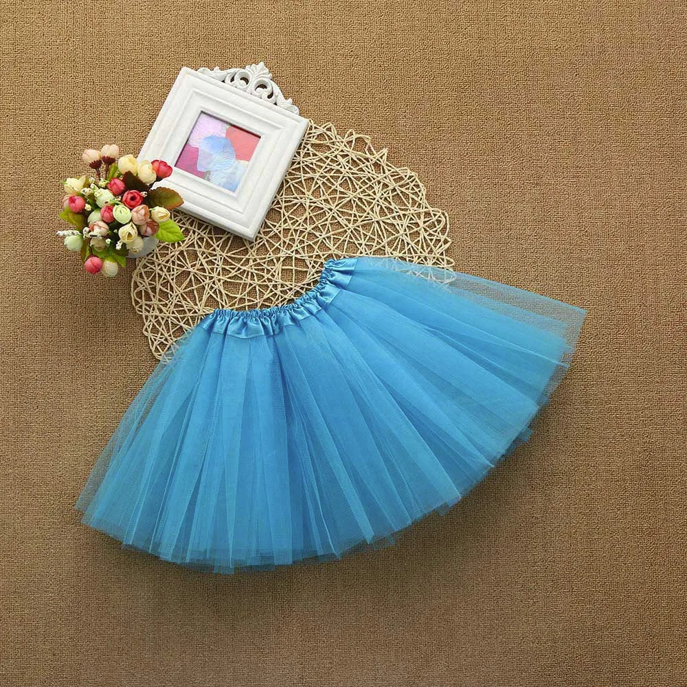 Baby girls pettiskirts tutu Princess kids net tutu skirt princess solid color tutu skirt Tutu Girl Skirt Princess