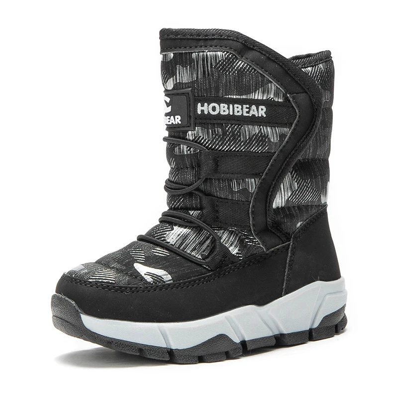 

Children snow boots boys winter new waterproof cotton boots thicken cotton baby boots warm under -30 degree