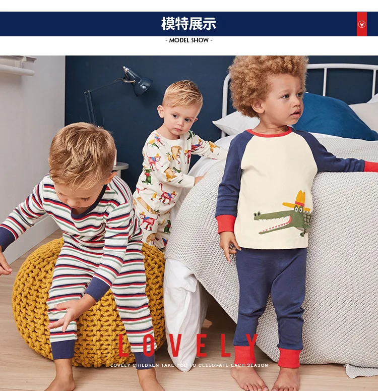 Little Maven/осенний детский спортивный костюм в западном стиле; детская одежда; пижамы с длинными рукавами для девочек; комплект домашней одежды