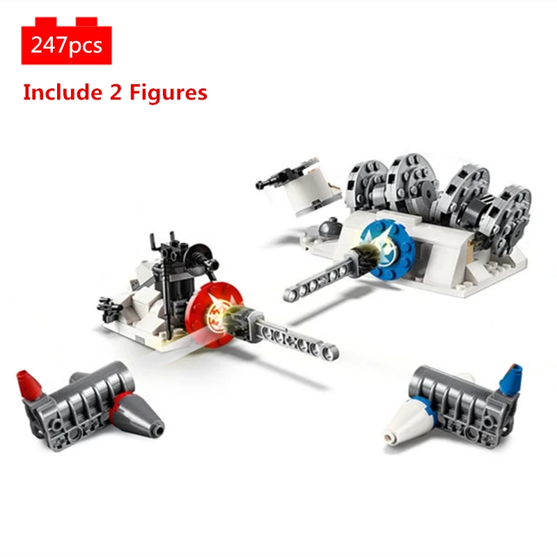 

New Star Wars Action Battle Hoth Generator Attack Building Blocks Kit Bricks Classic Movie Model Kids Toys for Boy Children gift