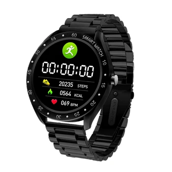 

F13 Full Screen Press Men Steel Smart Watch Sports Heart Rate Pedometer Fitness Tracker Waterproof Smartwatch