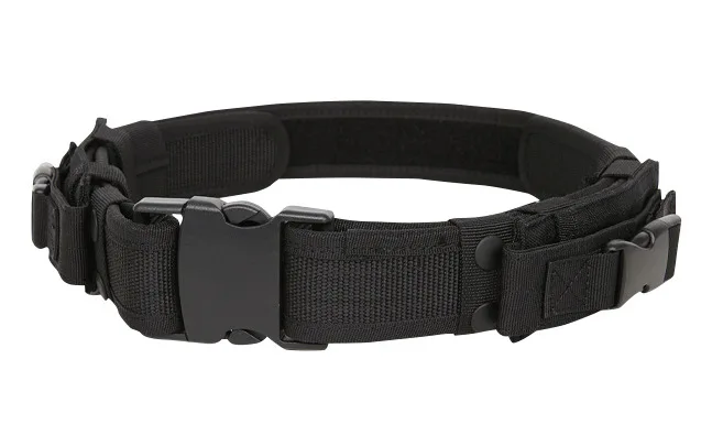 

Tactical Belt Military Nylon Belt SWAT Army Security Duty Belt with Detachable Magazine Pouch Holster Outdoor Hunting Gear