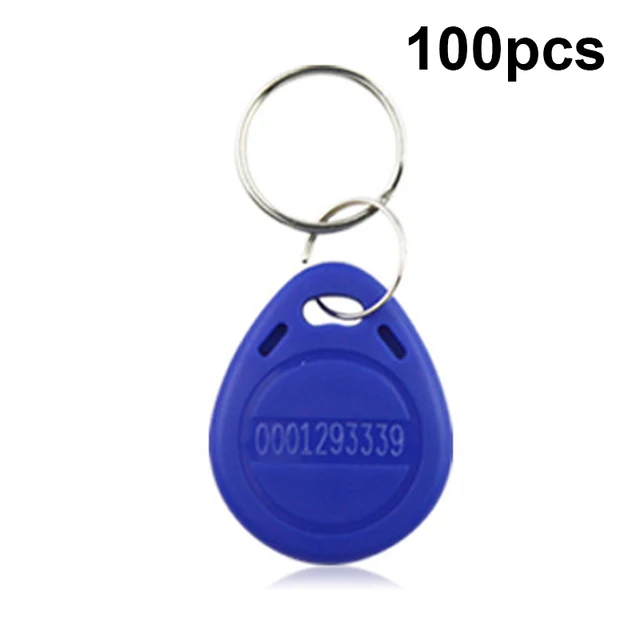 10/100pcs RFID Tag 125Khz Key Copy Rewritable Writable Rewrite RFID  Keyfobs Tag Ring Card Proximity Token Duplicate 9 Colors L 100pcs