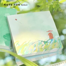 

100Sheets/pack Cartoon Forest Elf Memo Pad Stickers Decal Sticky Notes Scrapbooking Diy Kawaii Notepad Diary 798