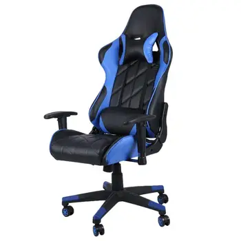 

Home Office Computer Desk Gaming Chair Height Adjustable 360 Degree Rotation Recliner Racing Chair With Headrest