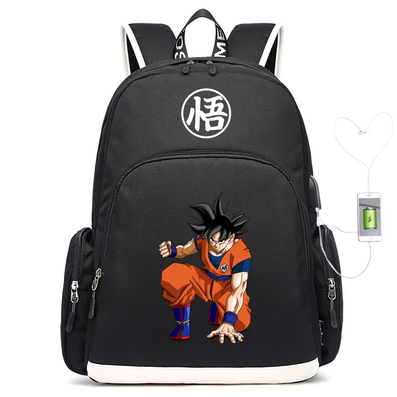 

Dragonball Dragon Ball Backpack USB Schoolbag
