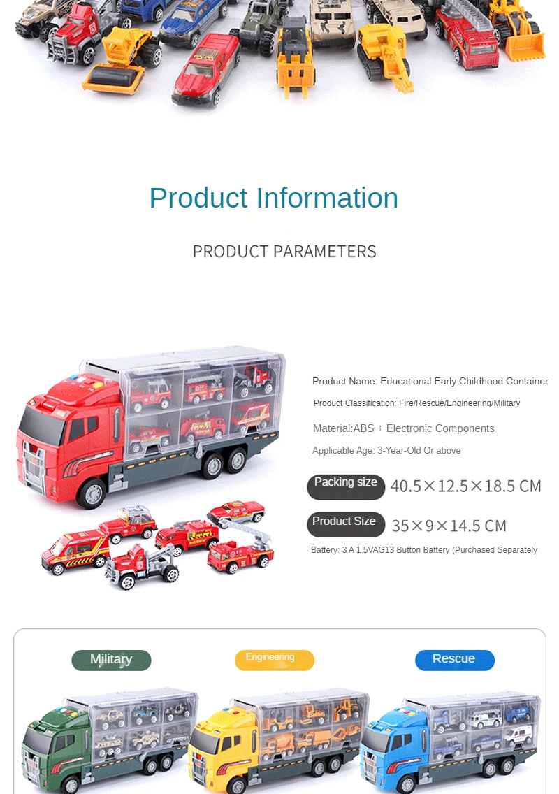 Coque Long Diecast Car Model Exibição estática Presente de Natal Decoração  de caminhão Veículo clássico para coleção para adultos, Boy Toys 2022 -  AliExpress