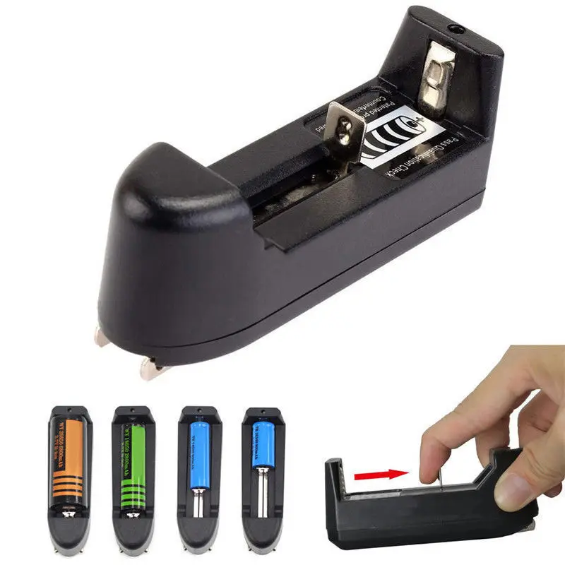 

18650 Battery Charger For 3.7V 18650 16340 14500 Li-ion Rechargeable Battery Multifunction Portable Charger EU/US Plug