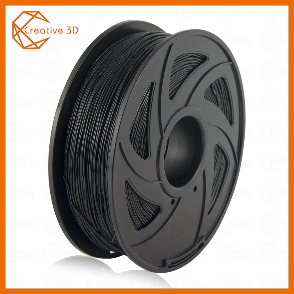 Креативная 3D Высококачественная нить для 3d принтера 1,75 1 кг PETG PLA углеродное волокно TPU нейлон 3D пластиковая нить