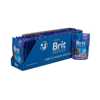 

Brit Premium пауч для кошек (кусочки в соусе, 100 гр.), Треска, Cat food, for cats, 24*100 г