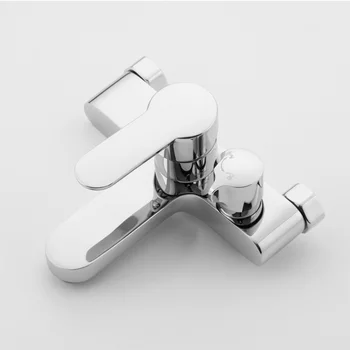 

1PC Hot Cold Bathtub Faucets Three Bathtub Shower Faucets Wall-in Type Mixing Valve Faucet Side Switch Bathtub Water Tap Copper