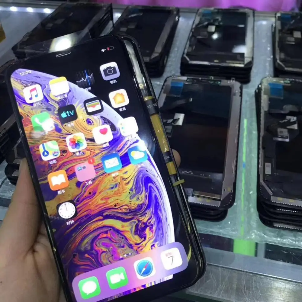 Жесткий OLED-экран для замены iPhone Xs Max 6 5 Дюймов (модель A1921 A2101 A2102 A2103 A2104) | Мобильные