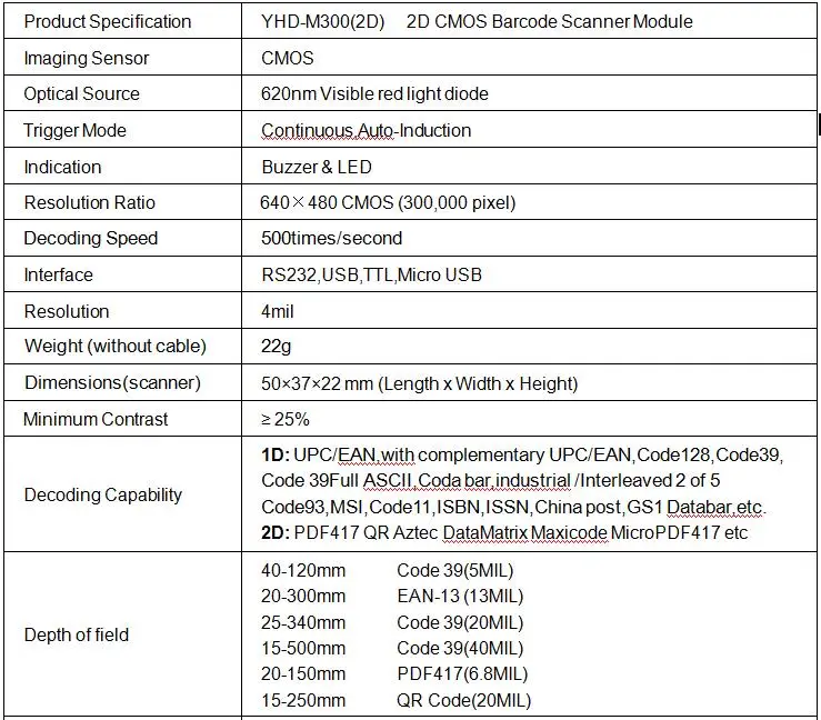 Сканер штрих-кода RS232 USB экран считыватель кодов 1D CCD 2D CMOS QR автоматический красный светильник сканеры штрих-кодов для POS системы Прямая поставка