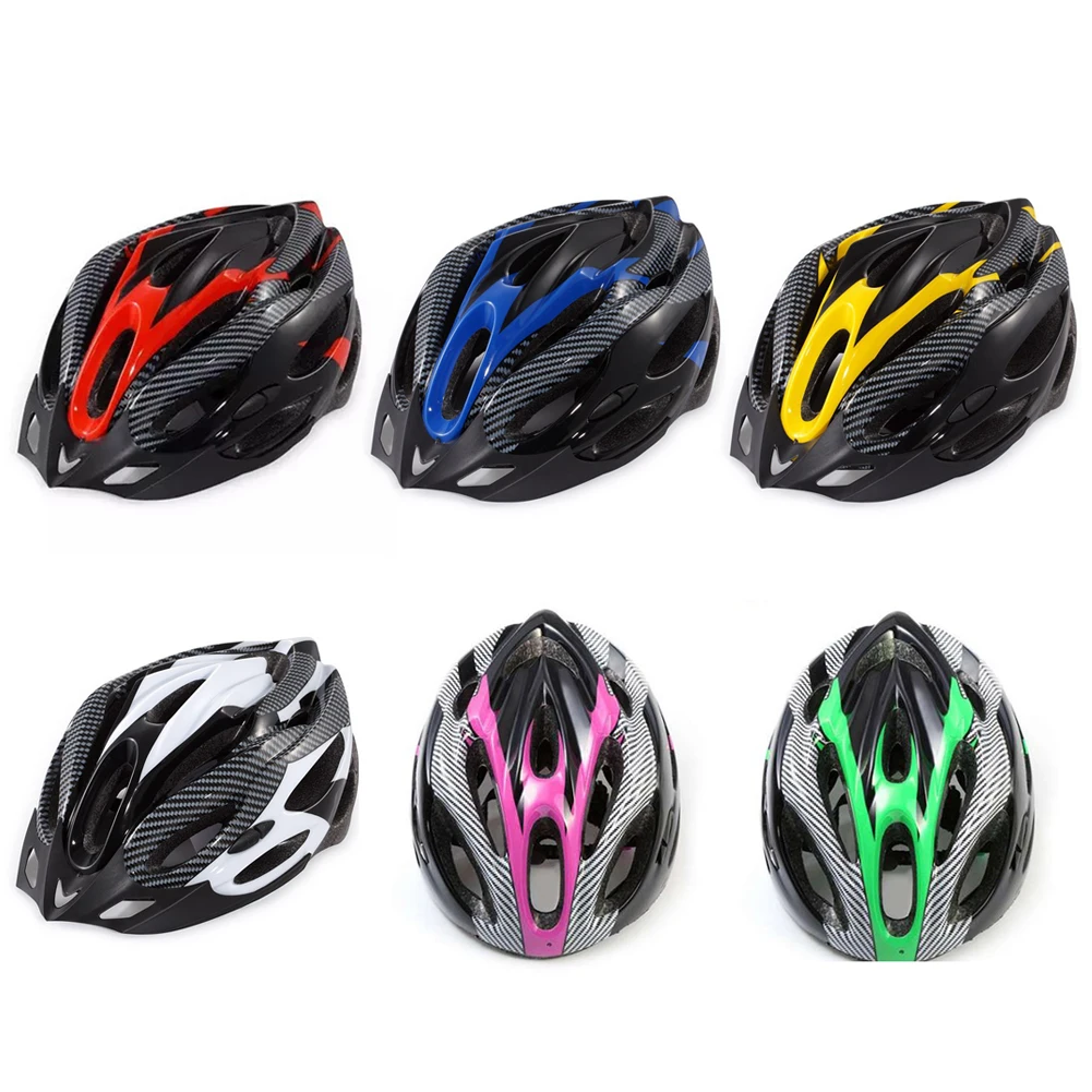 

Bike Cycle Helmet Skate Road Cycling Racing Safety Protection Helmet Bicycle Safety Riding Helmet With 54-62cm Adjustable Strap
