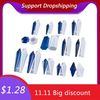 

3D Pendant Silicone Mold For Resin Forms Crystal Epoxy Soap Mould DIY Craft Making Resin Mold Decorative Jewelry Silicone Mould