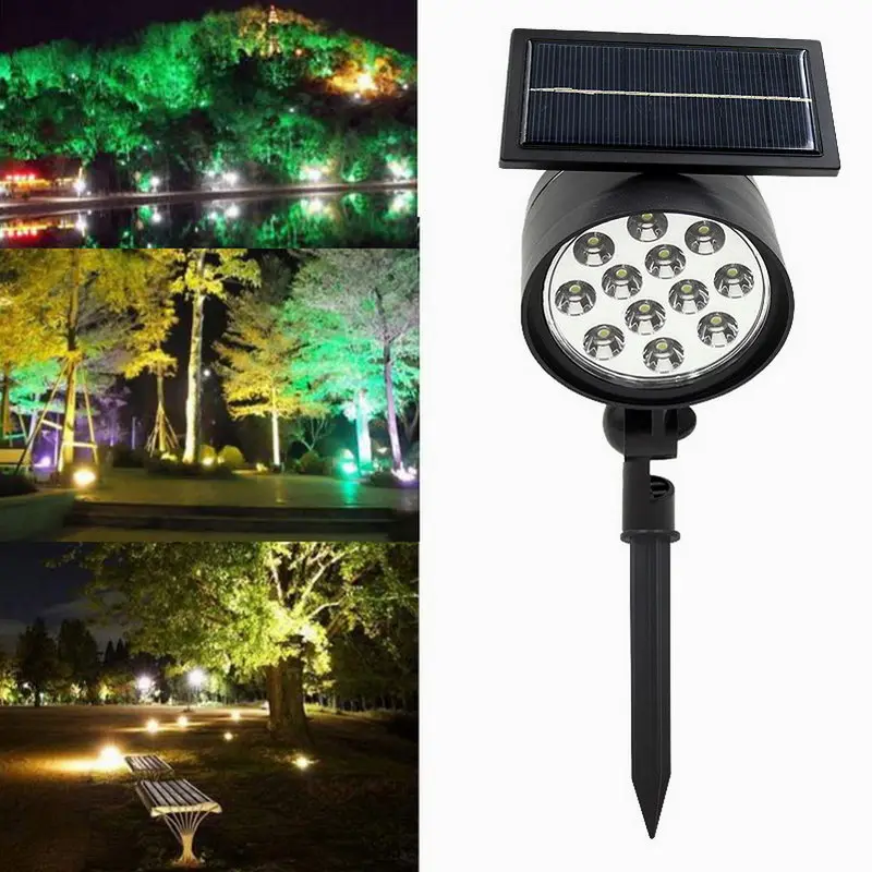 

Solar Light 12LED Projection Light IP65 Waterproof Garden Landscape Decoration I88 #1