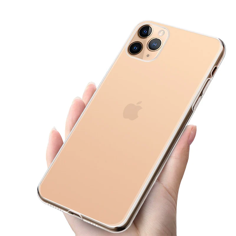 

Ultra Thin Clear Phone Case For iPhone 12 Pro Max Silicone Soft Back Cover For iPhone 12 Mini 11 Pro XS Max X 8 7 Plus XR Case