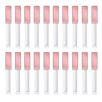 

10pcs/lot 5ml Lip Gloss Tube DIY Lip Gloss Containers Bottle Rose Gold Empty Cosmetic Container Tool Makeup Accessories