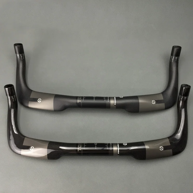 New TOSEEK 3K Full Carbon Fiber Road Bicycle TT Handlebar Rest Handlebars 31.8*400/420/440/460mm Matte/Glossy | Спорт и развлечения