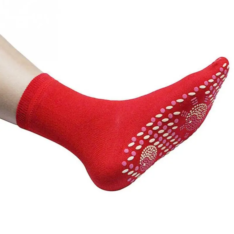 2 пары уличные унисекс Самонагревающиеся Носки Магнитная терапия теплый турмалин дезодорирующие зимние спортивные лыжные Пешие стирающиеся носки