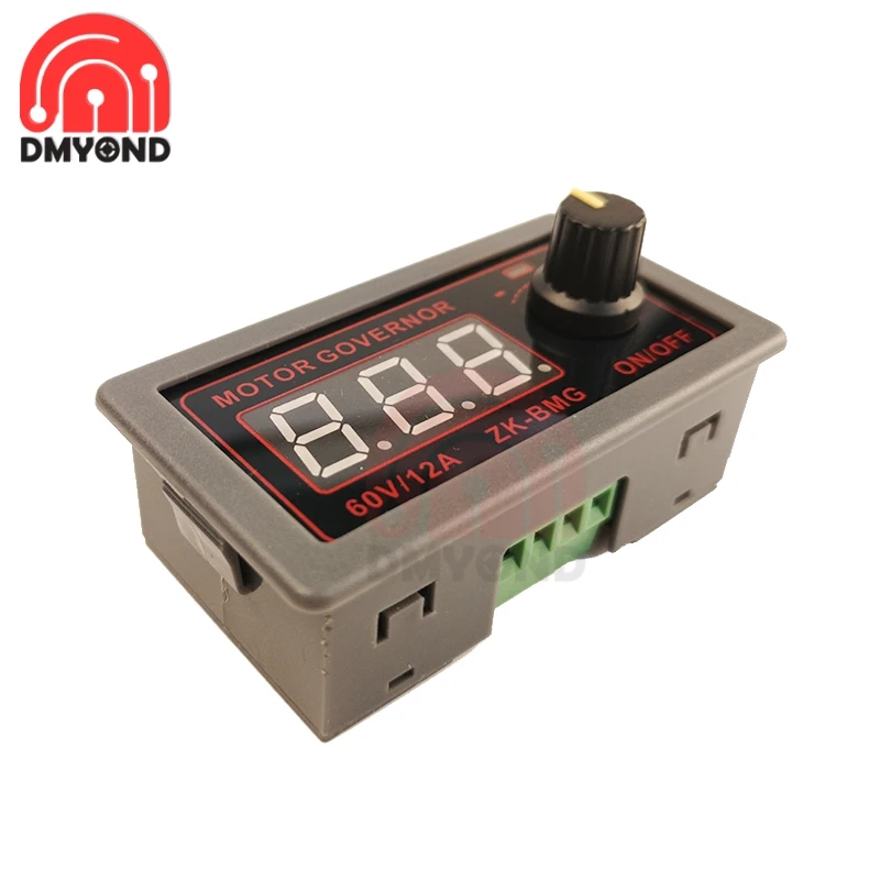 ZFX-MG DC5-30V/9-60V 5A/12A PWM DC Motor Governor Adjustable Speed Encoder Digital Display Duty Cycle Maximum Frequency 15A 20A dc motor speed controller