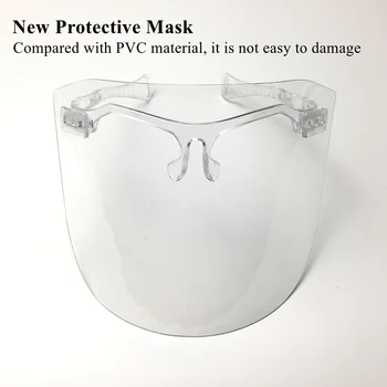 

5Pcs Kitchen Transparent Face Shield Anti-oil Onion Goggles Dust-Proof Face Protective Mask Mascarilla Reutilizable Cooking Tool