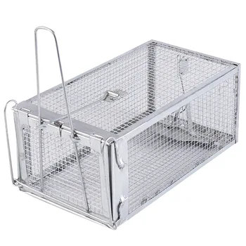 

Rat Trap Live Chipmunk Mouse Cage Trap Bait Rodent Repeller Catch for Indoor Outdoor FPing