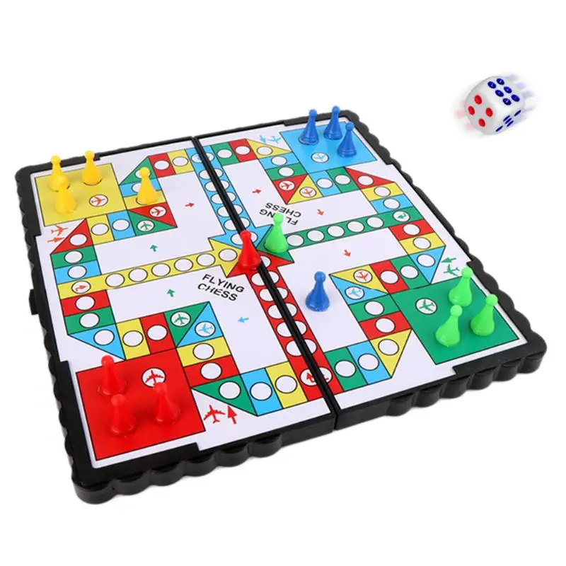 

Folding Magnetic Flying Chess Desktop Battle Board Brain Game Kids Puzzle Toy