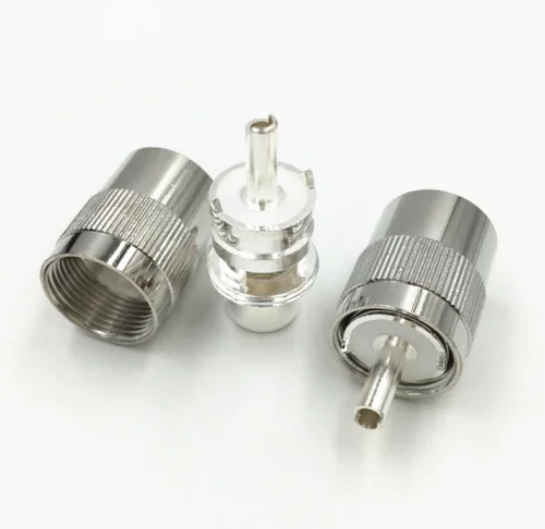 10Pcs Uhf Pl259 Maschio A Saldare Rg8 Rg213 Rg165 Lmr400 Adattatore Rf Connettori Adattatore Coassiale