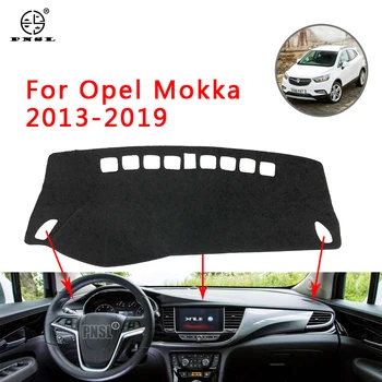 

PNSL Car Dashboard Cover Dash Mat Dash Pad Carpet For Opel Mokka X 2014 2015 2016 2017 Sun block anti - slip anti - uv keep warm