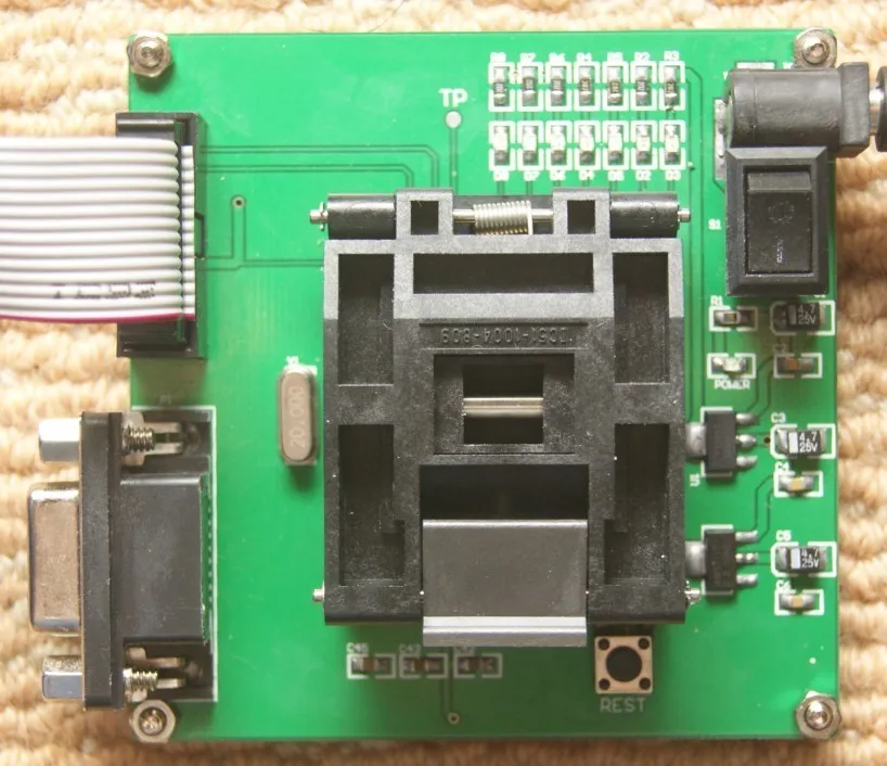 

DSP Burner Mass Production Programmer Downloader TMS320F2808 09 02 01 015 016