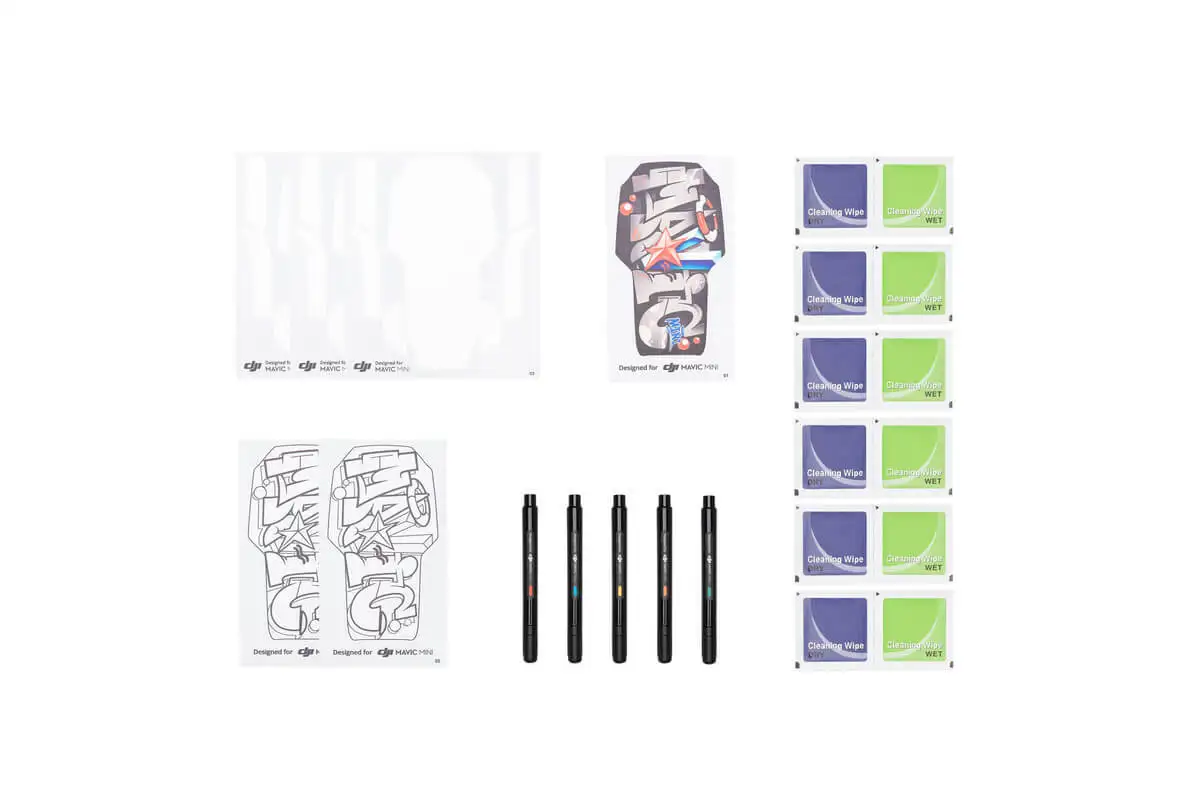DJI Mavic YULAI Mini camera Body Creation Kit Цветная Мозаика крутые креативные наклейки