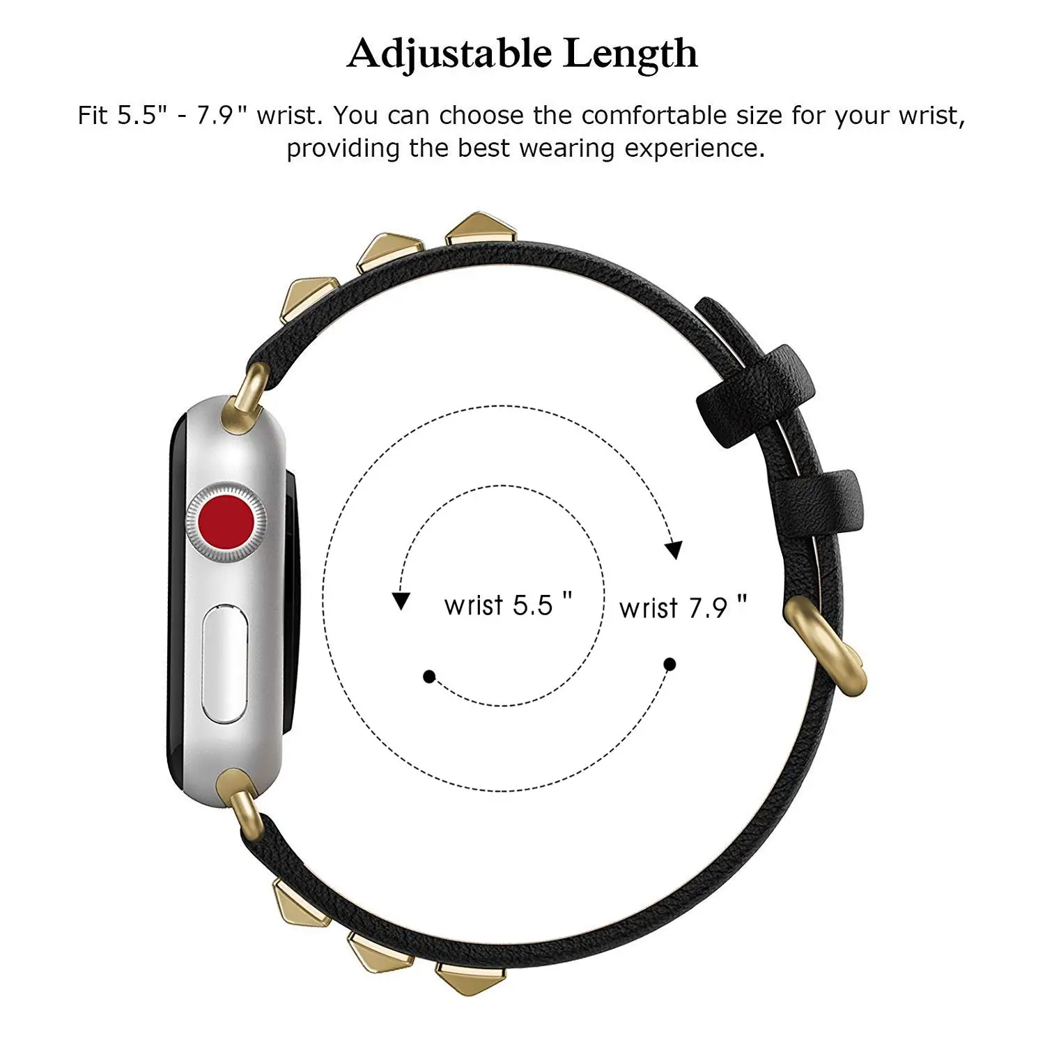 Панк кожаный ремешок для Apple watch band 44 мм 40 мм iWatch band 38 мм 42 мм браслет для часов из натуральной кожи Apple watch 5 4 3 21