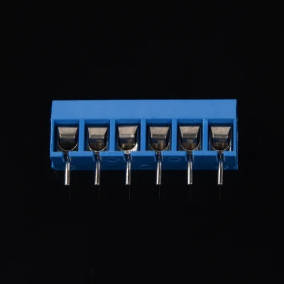 100 шт. KF301-5P KF301-6P 300 В 12A 5 Pin винт синий PCB клеммный блок разъем 5 мм Шаг