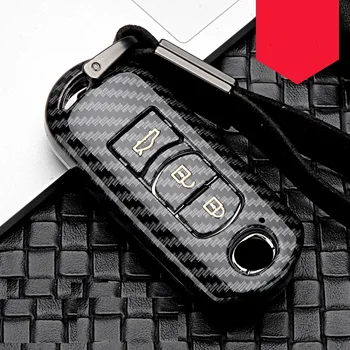 

Glossy Carbon fiber ABS Car Remote Key Case Fob Cover For Mazda 2 3 6 Atenza Axela CX-5 CX5 CX 5 CX-7 CX-9 2015 2016 2017 2018