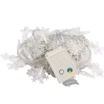 

Fairy String Lights Christmas Snowflake Led String Lights Snow Lights Christmas Tree Snowflake String Decorations New