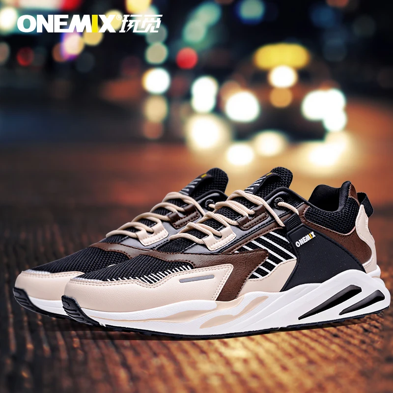 ONEMIX Lightweight Comfortable Sneakers Women Sport Shoes Fashion Breathable Walking Mix Color Running Men Shoes Women Sneaker