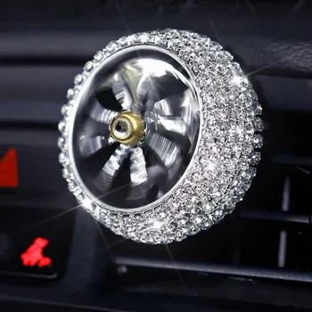 

Bling Crystal car air freshener Auto outlet perfume Vent air freshener in the car Air Conditioning Clip Diffuser Car Styling
