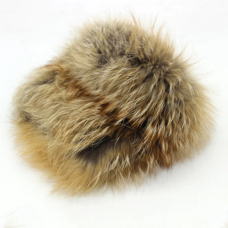 Женская зимняя натуральные и настоящие животные мех помпон красный лисий хвост