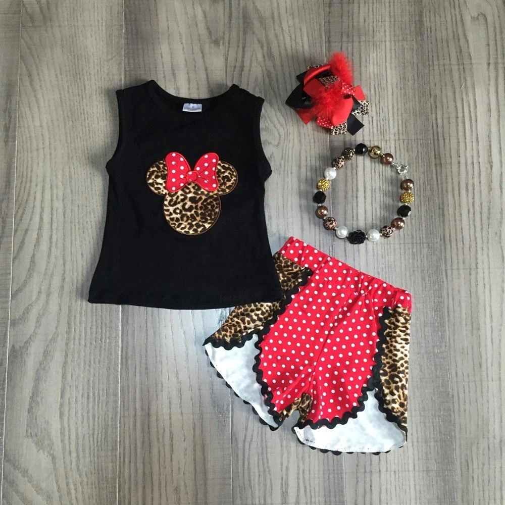leopard print with red accessories